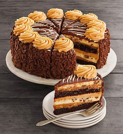 The Cheesecake Factory® REESE'S® Peanut Butter Chocolate Cake Cheesecake - 10"